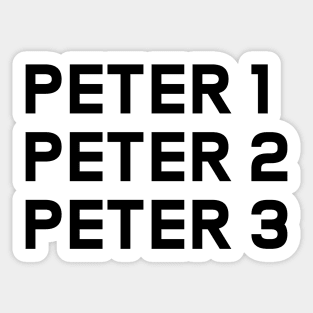 Peter-123 Sticker